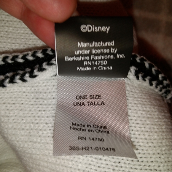 🆕 Disney| Minnie Mouse Girls Winter Hat Toboggan - Black & Red - One Size - Picture 8 of 8